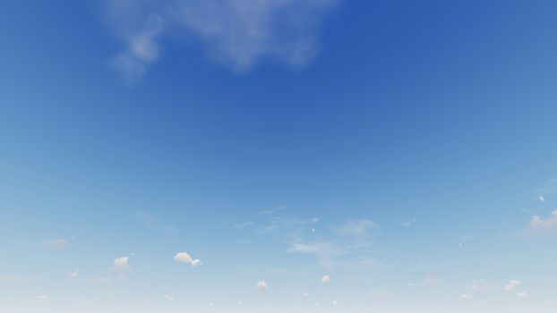 Cloudy blue sky abstract background, blue sky background with tiny clouds, 3d rendering

