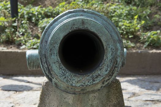 historical ottoman cannon. Used at the conquest of istanbul