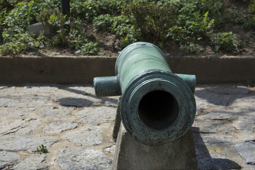 historical ottoman cannon. Used at the conquest of istanbul