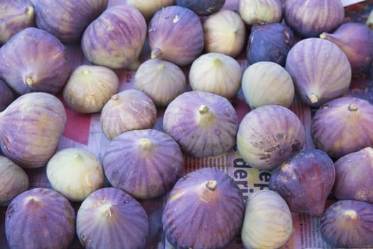 ripe black figs. It is a very sweet fruit grown in turkey.