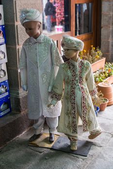 "sünnet" Male circumcision, described as the first step to adulthood, is worn on celebrations