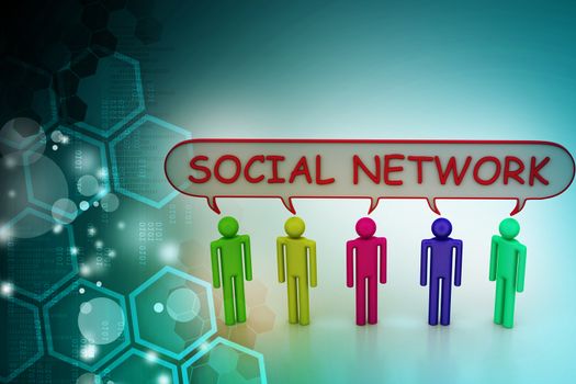 Social network concept