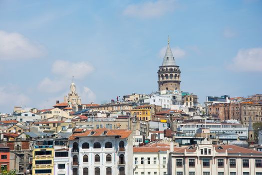 "Galata" tower and british hospital. Istanbul / Turkey as an image