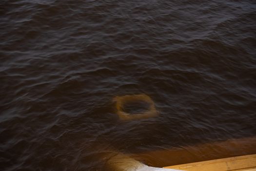 Flood on the Amur river near the city of Khabarovsk. The level of the Amur river at around 494 centimeters.