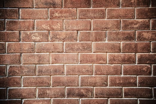 Brown brick wall background - texture background concept