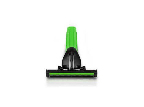 Men's shaving razor. Studio shot isolated on white background. 