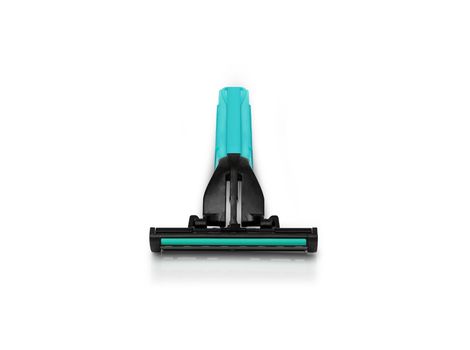 Men's shaving razor. Studio shot isolated on white background. 
