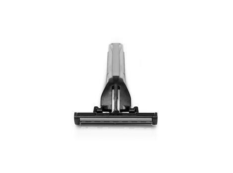 Men's shaving razor. Studio shot isolated on white background. 
