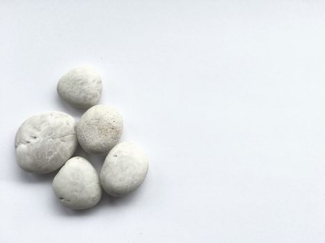 White stone spa on a white background