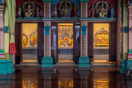 Sri Mahamariamman Temple most holy room of Hindu temple in Malaysia