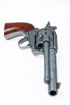Cowboy equipment on an isolated studio background