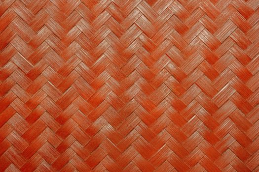 Texture of red bamboo wicker. Used to make various appliances In the household in the past of Thailand.