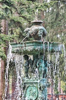 photo of Fountain with statues in a coastal park in Batumi, Georgia