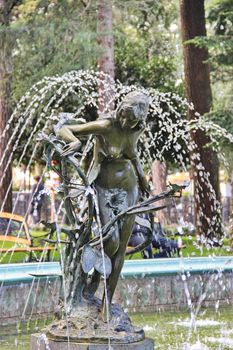 photo of Fountain with statues in a coastal park in Batumi, Georgia