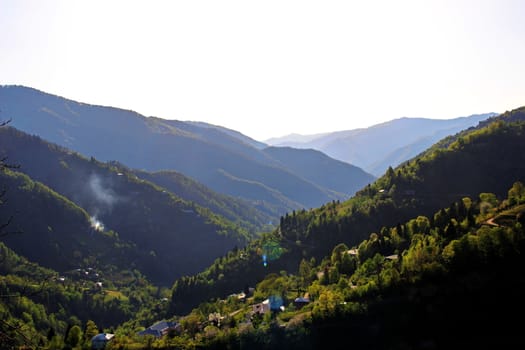 Photo of Village in the mountains of Georgia, Adjara, spring