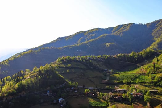 Photo of Village in the mountains of Georgia, Adjara, spring