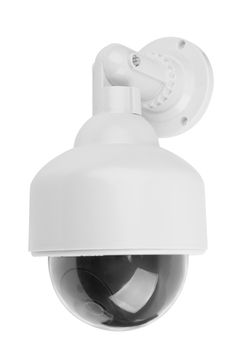 surveillance camera isolated on white background