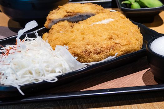 pork cordon bleu served Japanese style