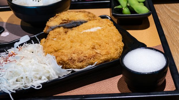 pork cordon bleu served Japanese style