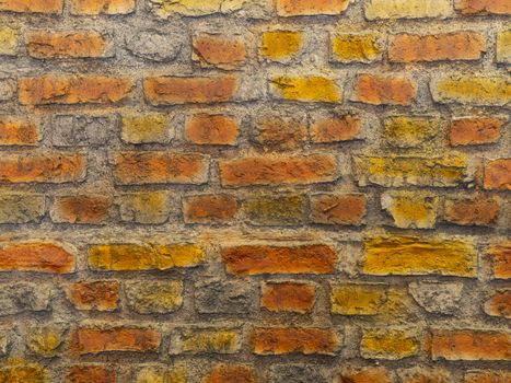 background consisting of colorful bricks. brick texture