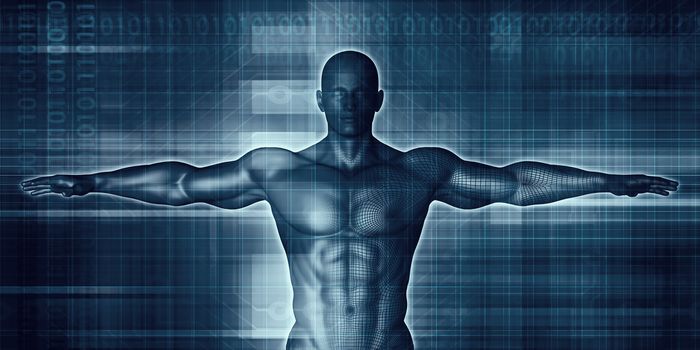 Science Technology Innovation as a Abstract Background 
