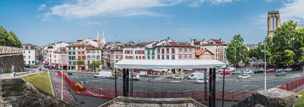 Historical and cultural city center of Bayonne, Pyrenees, France