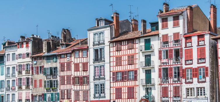 Historical and cultural city center of Bayonne, Pyrenees, France