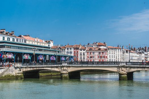 Historical and cultural city center of Bayonne, Pyrenees, France