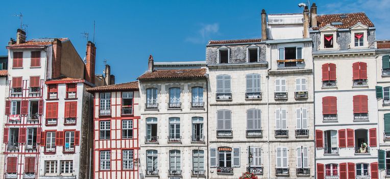 Historical and cultural city center of Bayonne, Pyrenees, France