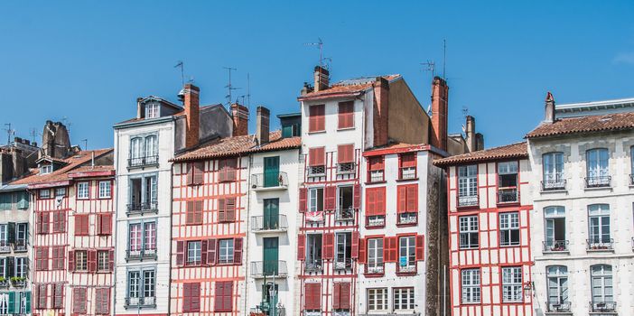 Historical and cultural city center of Bayonne, Pyrenees, France