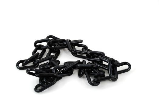 stock pictures of a lenght of a black chain