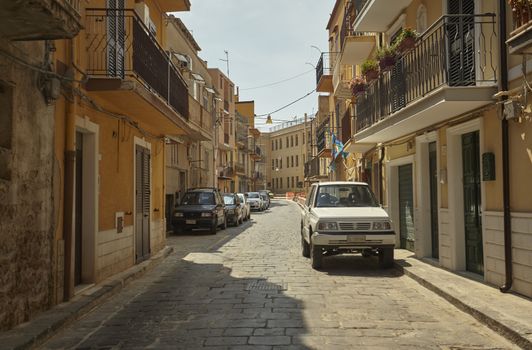 Alleyway of the Sicilian town of Butera