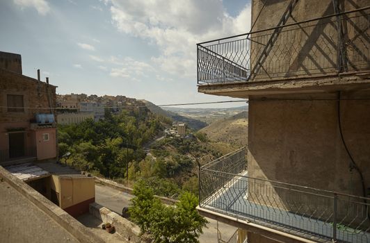 Alleyway of the Sicilian town of Butera