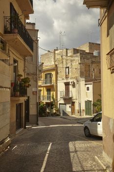 Alleyway of the Sicilian town of Butera