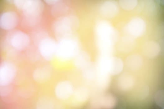 Abstract circular bokeh nature background of light . Blur background