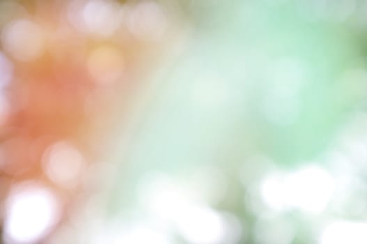 Abstract circular bokeh nature background of light . Blur background