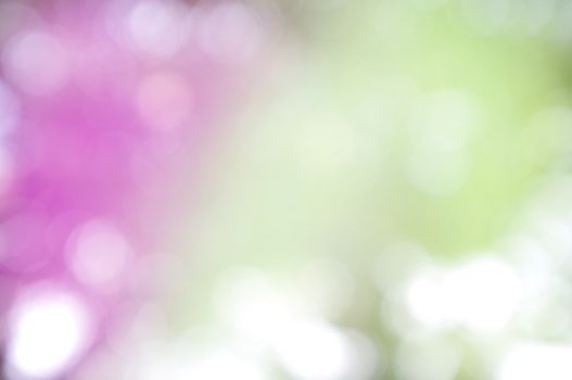 Abstract circular bokeh nature background of light . Blur background