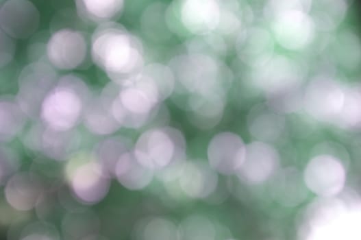 Abstract circular bokeh nature background of light . Blur background