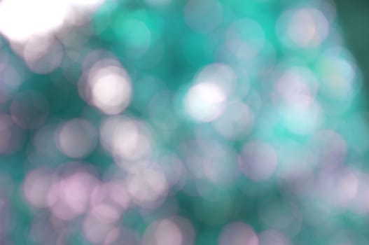 Abstract circular bokeh nature background of light . Blur background