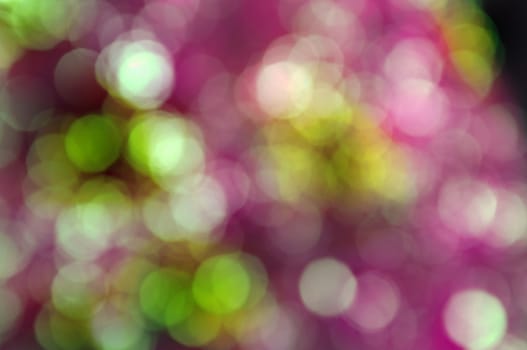 Abstract circular bokeh nature background of light . Blur background