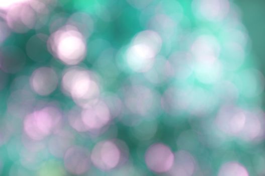 Abstract circular bokeh nature background of light . Blur background