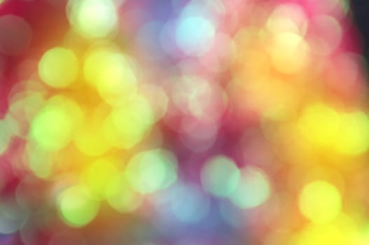 Abstract circular bokeh nature background of light . Blur background