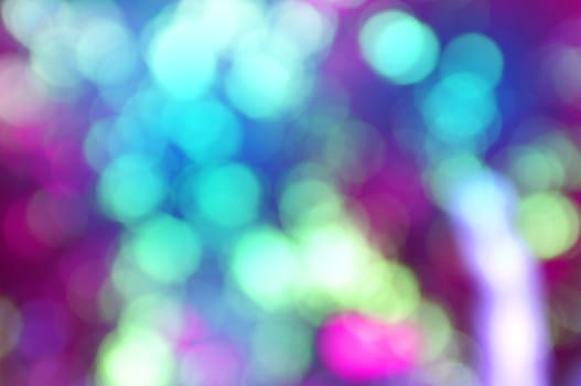 Abstract circular bokeh nature background of light . Blur background