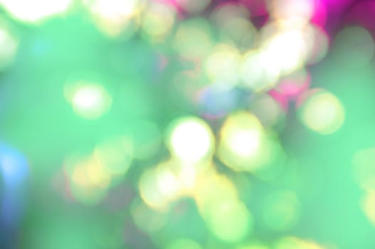 Abstract circular bokeh nature background of light . Blur background
