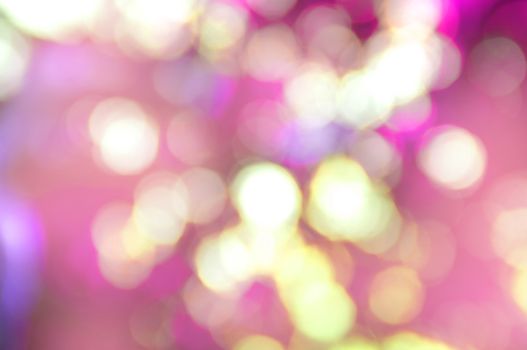 Abstract circular bokeh nature background of light . Blur background
