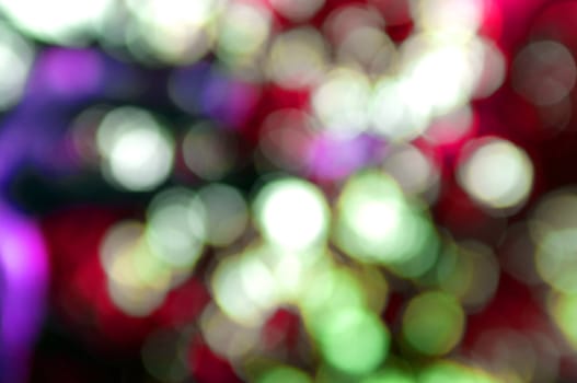 Abstract circular bokeh nature background of light . Blur background