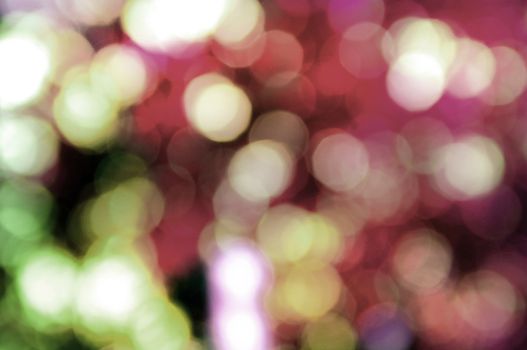Abstract circular bokeh nature background of light . Blur background