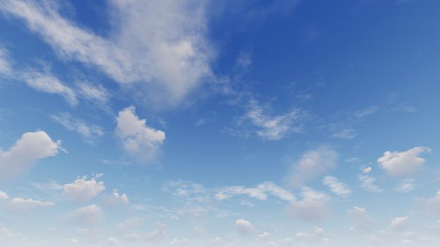 Cloudy blue sky abstract background, blue sky background with tiny clouds, 3d rendering

