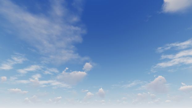 Cloudy blue sky abstract background, blue sky background with tiny clouds, 3d rendering

