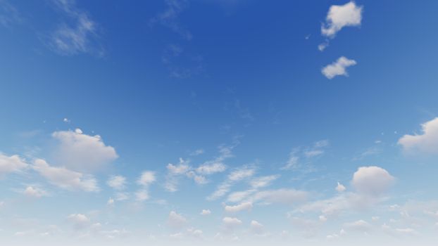 Cloudy blue sky abstract background, blue sky background with tiny clouds, 3d rendering

